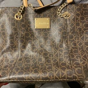 Calvin Klein brown purse